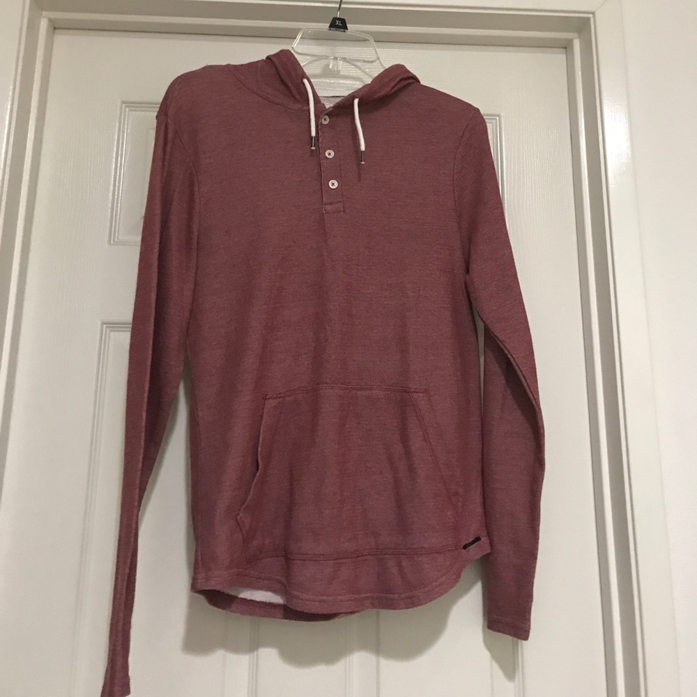 Red Maroon Sweater Sweatshirt Hoodie